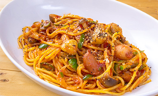 昔なつかし昭和のナポリタン
