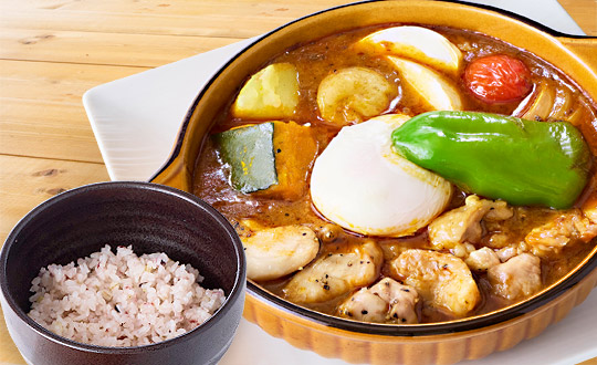 チキンと野菜のスープカレー