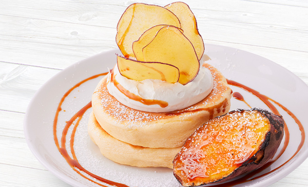 紅はるかのリコッタパンケーキ